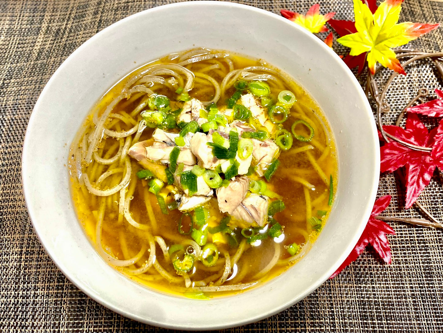 【罪悪感のない夜食ラーメンセット】「無添加ラーメンスープ&三陸さば缶」罪悪感ゼロ!